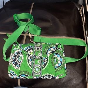 Vera Bradley Cupcake Green Belt Bag Fanny Pack Removable strap